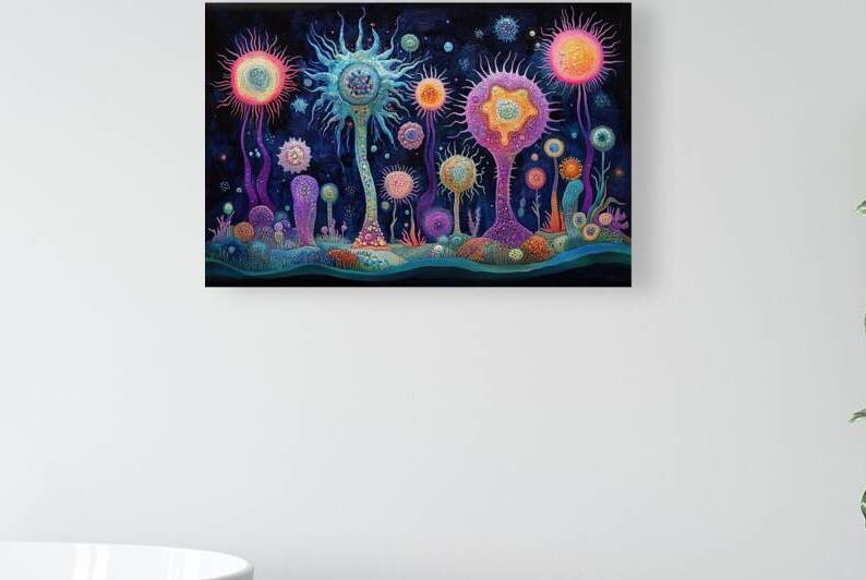 Cosmic Bloom Garden 7H3N2Z 62 by Abstract Rebellion