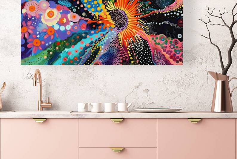 Cosmic Bloom Explosion Y92H7N 60 by Abstract Rebellion