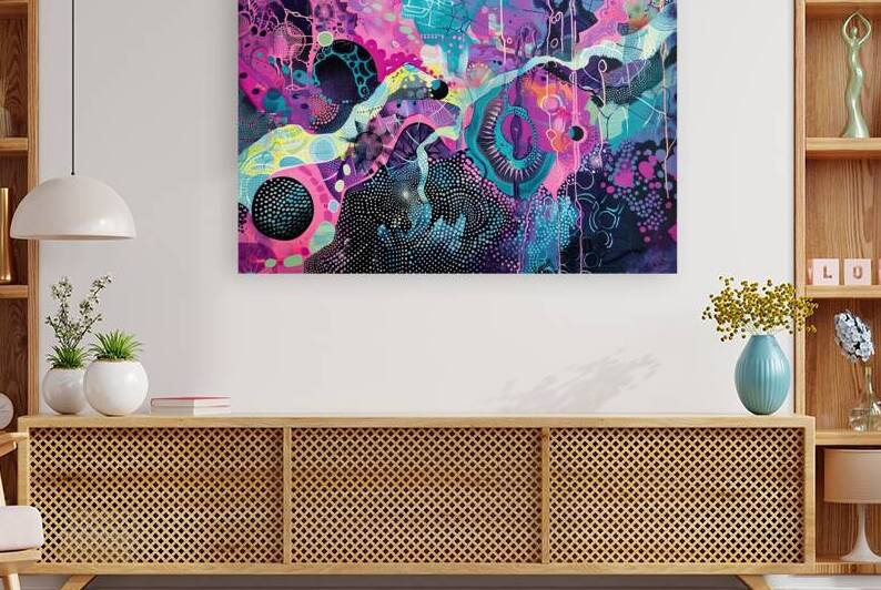 Cosmic Bloom Fusion 92HC8 63 by Abstract Rebellion
