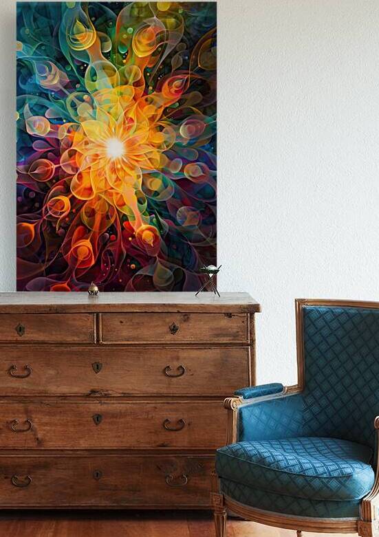Cosmic Bloom Genesis H2N9P 65 by Abstract Rebellion
