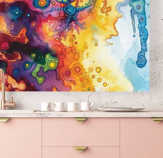 Cosmic Bloom Genesis 92HKJ 55 by Abstract Rebellion