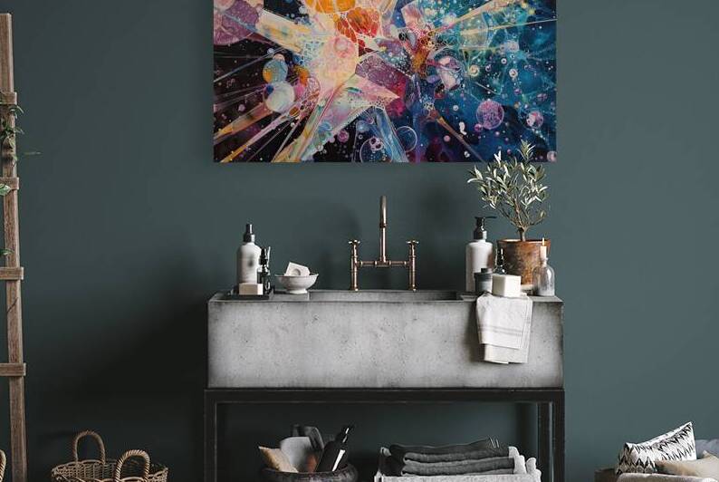 Cosmic Bloom Genesis H2N9 55 by Abstract Rebellion