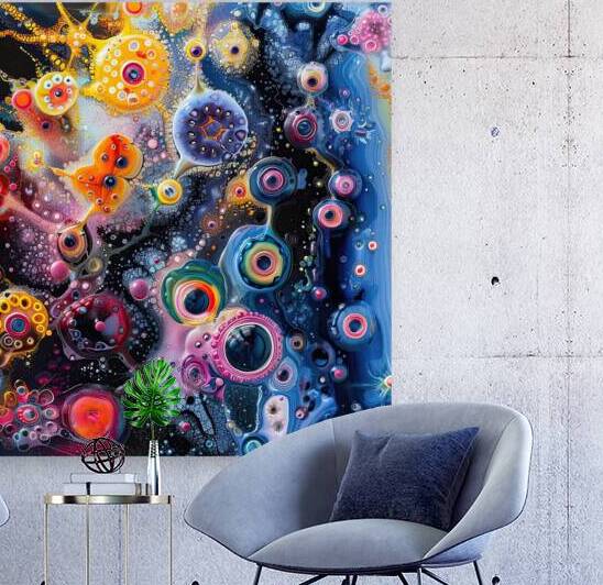 Cosmic Bloom Genesis J9H2N3 60 by Abstract Rebellion