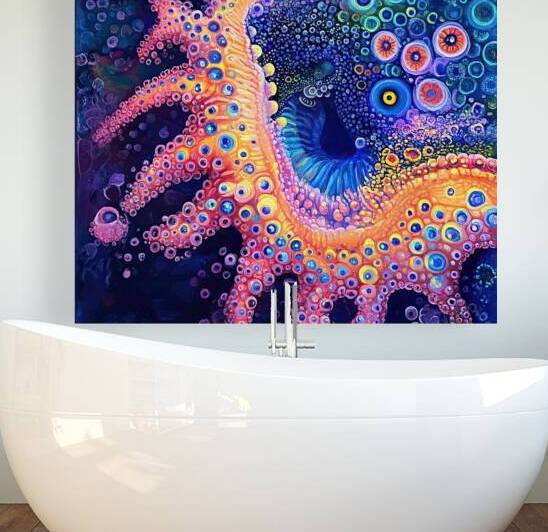 Cosmic Cephalopod Dream 5H2N9Z 60 by Abstract Rebellion