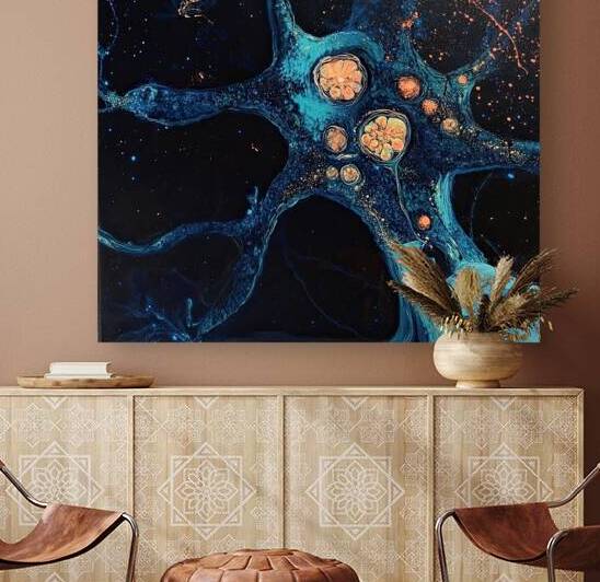 Cosmic Bloom Neural 92HJ5Z 52 by Abstract Rebellion