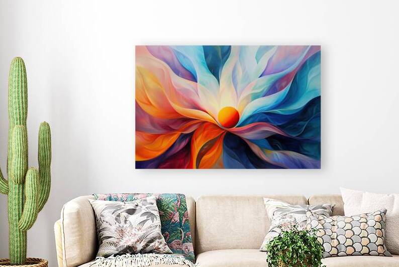 Cosmic Bloom Unfolding H2N9 62 by Abstract Rebellion