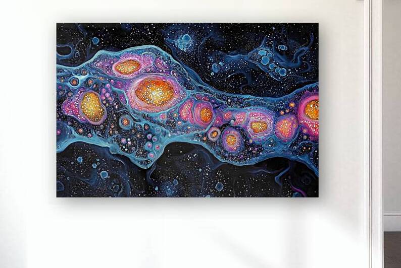Cosmic Cellular Flow H2N9P 60 by Abstract Rebellion