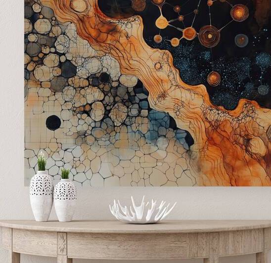 Cosmic Cellular Flow H29NJP 60 by Abstract Rebellion