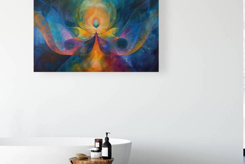 Cosmic Bloom Unfolding Y9H7P2 52 by Abstract Rebellion