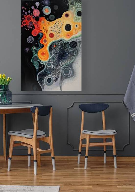 Cosmic Cellular Bloom H3N2P9 57 by Abstract Rebellion