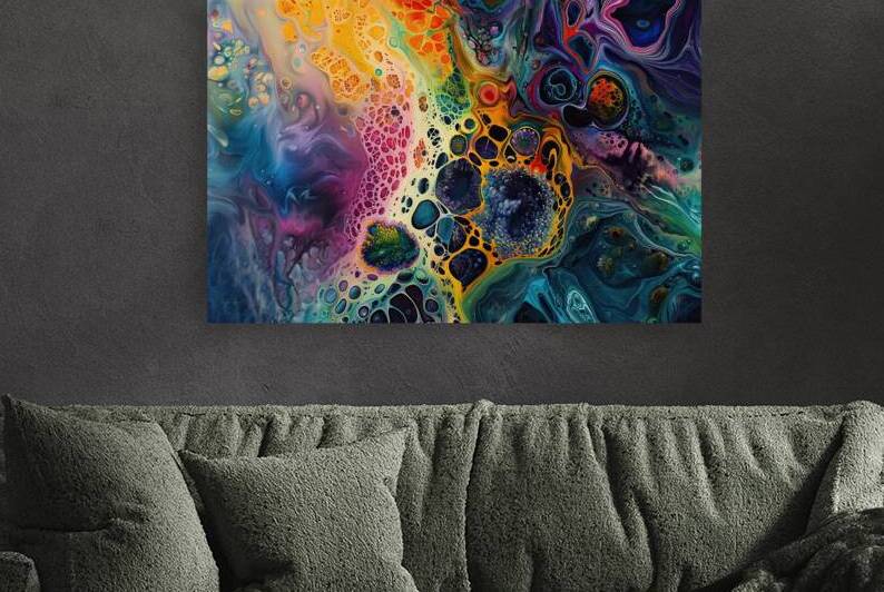 Cosmic Cellular Genesis H2N9P 63 by Abstract Rebellion