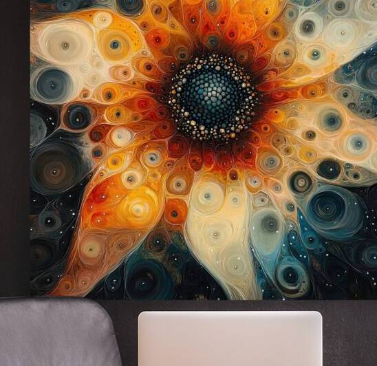 Cosmic Bloom Unfurling Y59H2N 58 by Abstract Rebellion