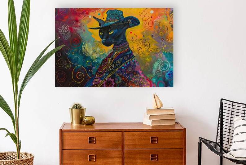 Cosmic Cat Cowboy 9P3N2H 60 by Abstract Rebellion