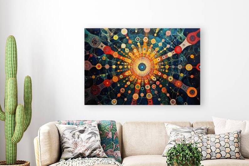 Cosmic Bloom Network H7P9N2 55 by Abstract Rebellion