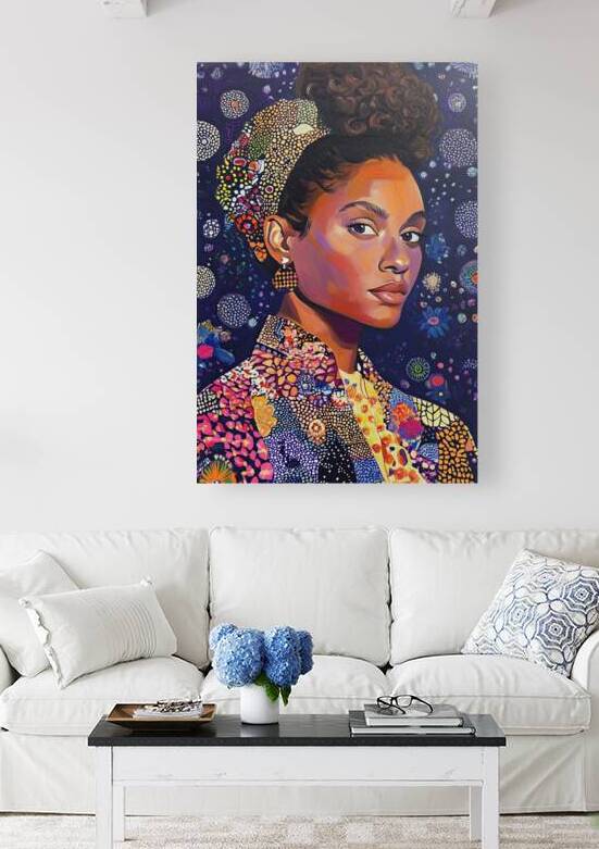 Cosmic Bloom Portrait H9N2P3 65 by Abstract Rebellion