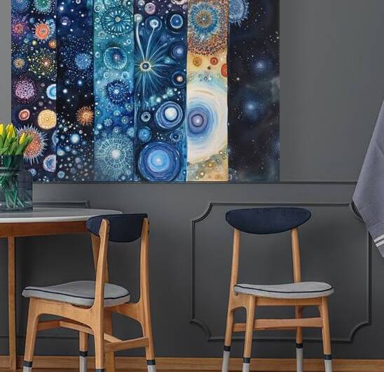 Cosmic Bloom Tapestry H29PN 55 by Abstract Rebellion