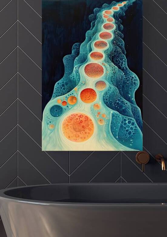 Cosmic Cellular Flow 92HJ54 60 by Abstract Rebellion
