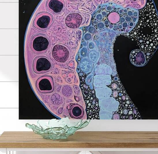 Cosmic Cellular Dance H2N9P4 55 by Abstract Rebellion
