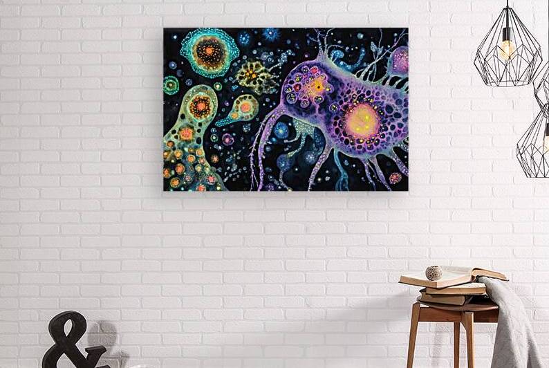 Cosmic Cellular Symphony H2N9P2 55 by Abstract Rebellion