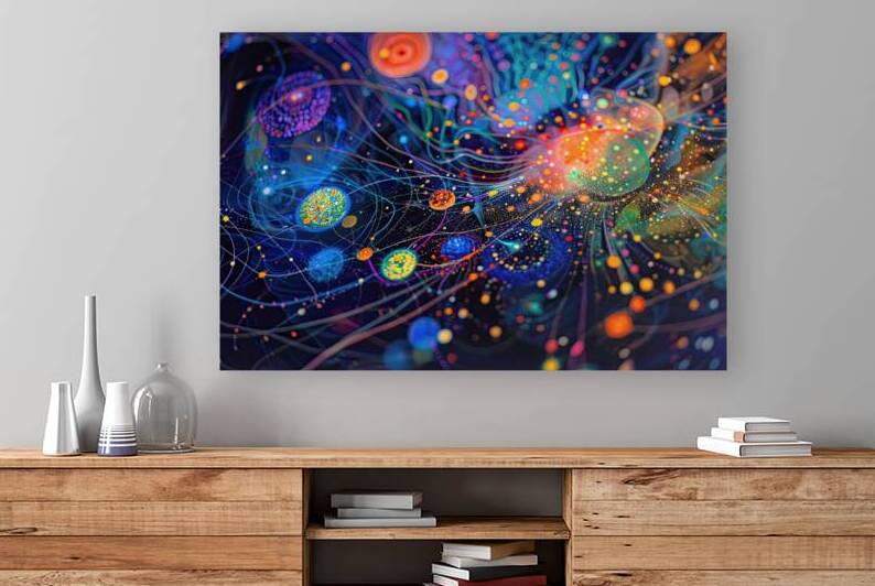 Cosmic Bloom Nexus H9P4N2 57 by Abstract Rebellion