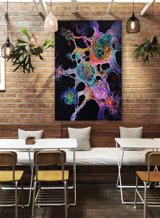 Cosmic Cellular Bloom 92DH7B 60 by Abstract Rebellion