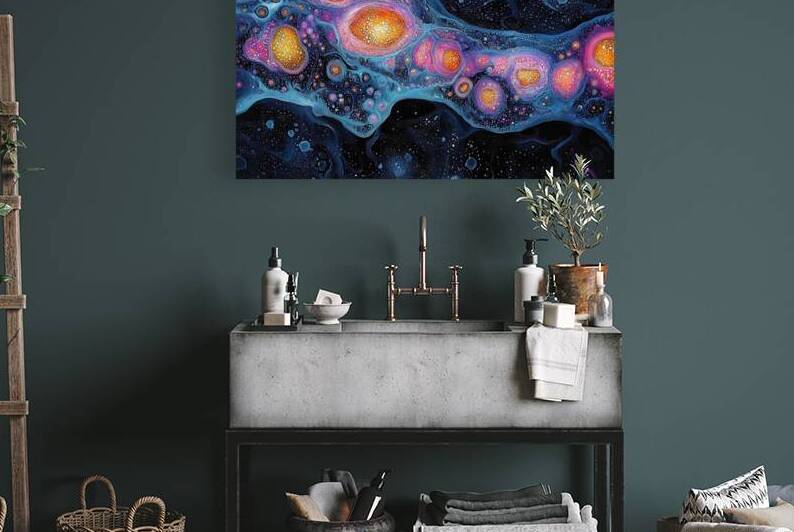 Cosmic Cellular Flow H2N9P 60 by Abstract Rebellion