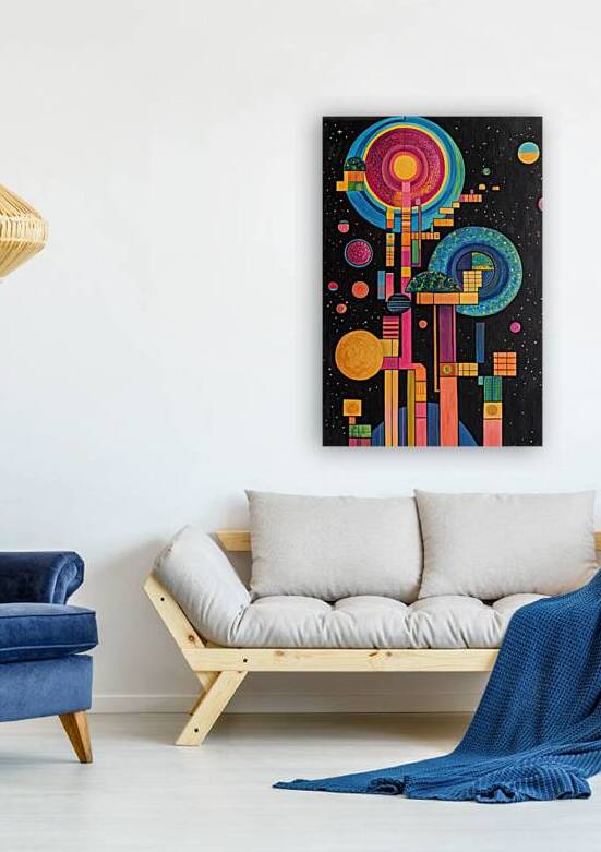 Cosmic Cityscape HZ92PN 63 by Abstract Rebellion