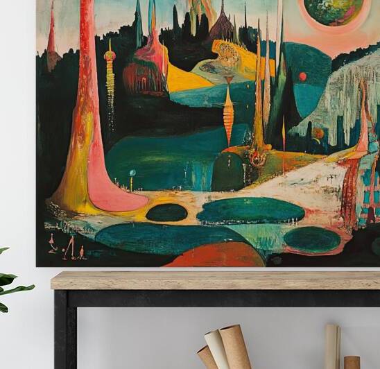 Cosmic Cityscape Vision H9P4Z2 60 by Abstract Rebellion