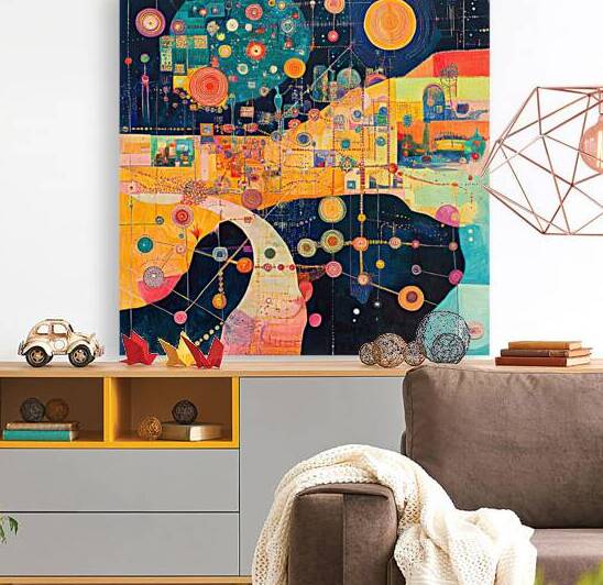 Cosmic Cityscape VZ92N3 57 by Abstract Rebellion