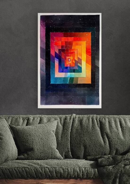 Cosmic Color Grid 78HNPZ 65 by Abstract Rebellion