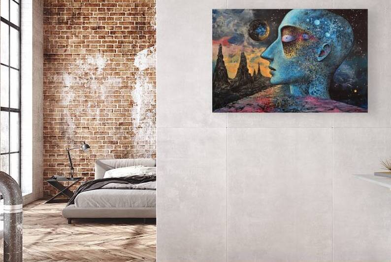 Cosmic Contemplation H3N2P9 57 by Abstract Rebellion