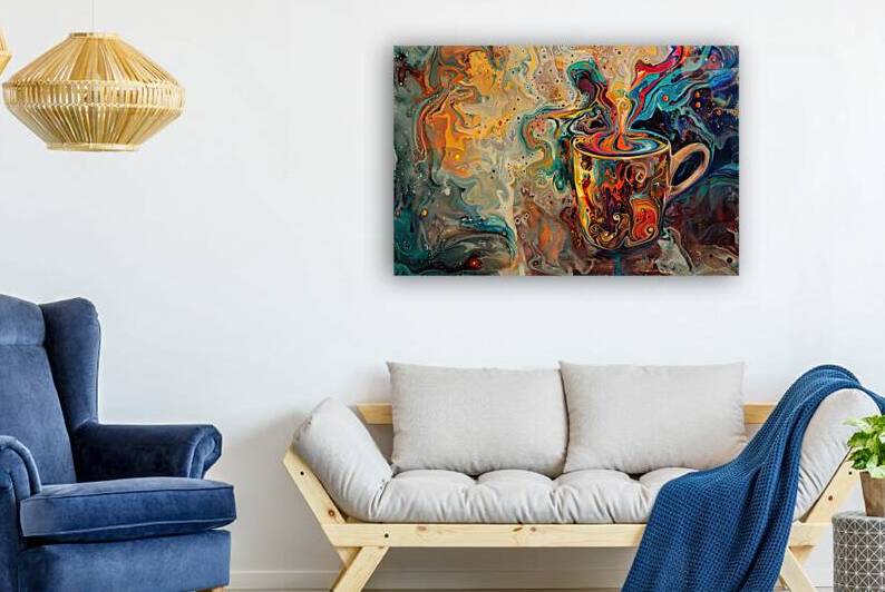 Cosmic Coffee Swirl J9P4N2 45 by Abstract Rebellion