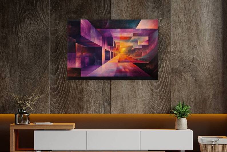 Cosmic Corridor NV9B3D 52 by Abstract Rebellion