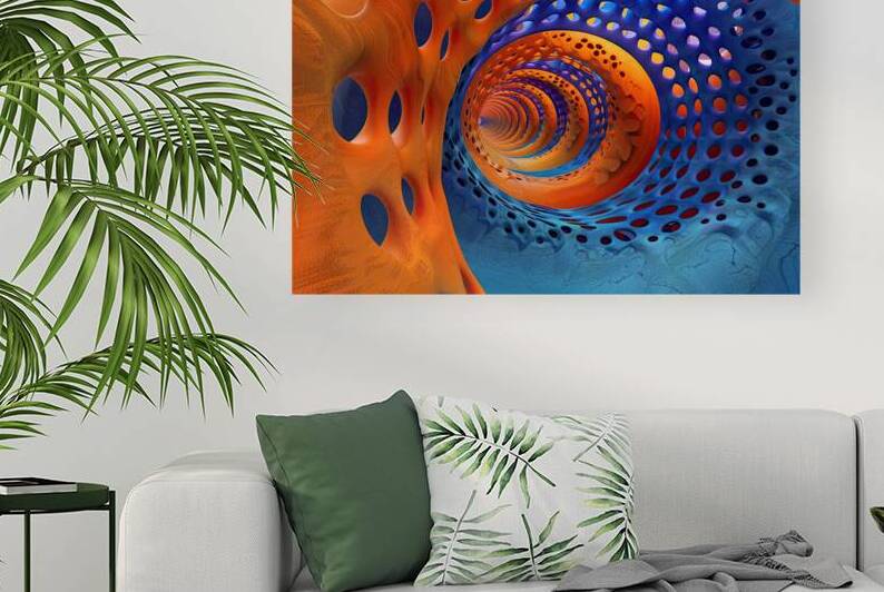 Cosmic Coral Tunnel H92N5Z 57 by Abstract Rebellion