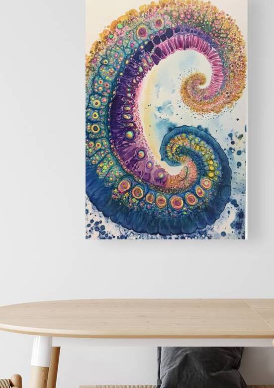 Cosmic Coral Spiral H2N9P2 55 by Abstract Rebellion