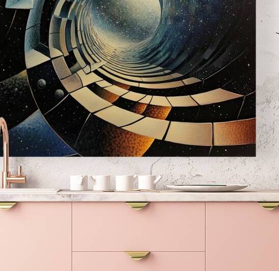 Cosmic Corridor NV93HJ 62 by Abstract Rebellion