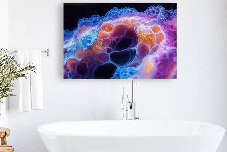 Cosmic Coral Caverns H2N9P4 60 by Abstract Rebellion
