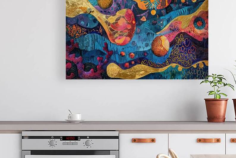 Cosmic Coral Currents H2N9P2 57 by Abstract Rebellion