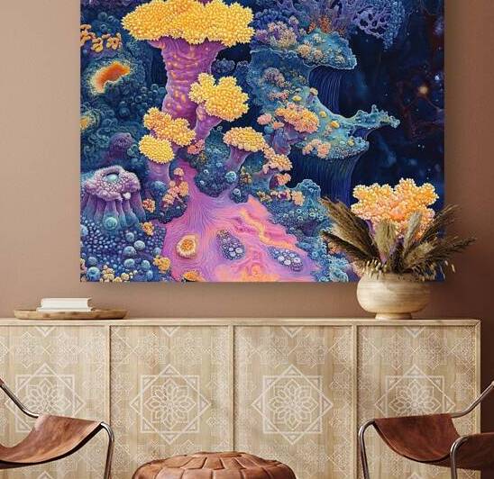 Cosmic Coral Garden H92N5Z 62 by Abstract Rebellion