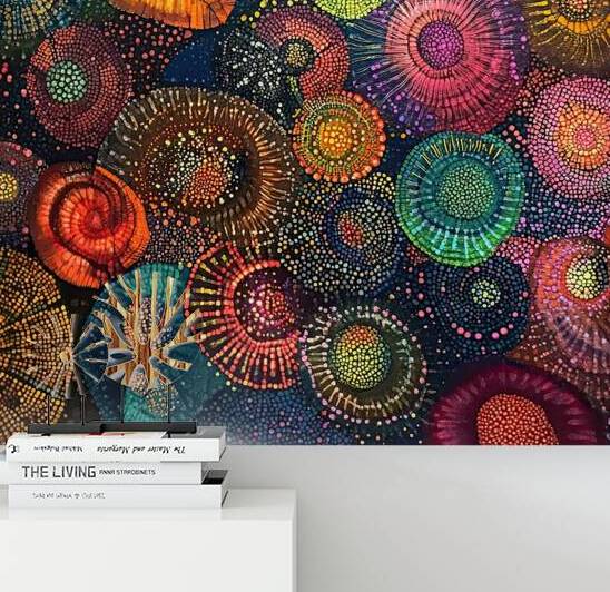 Cosmic Coral Symphony H3N5B2 60 by Abstract Rebellion