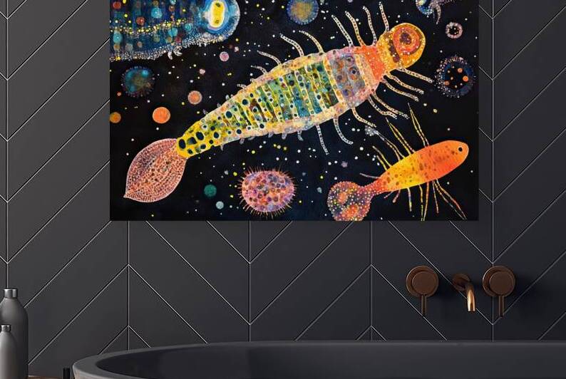 Cosmic Creatures Dance Z92HNP 55 by Abstract Rebellion