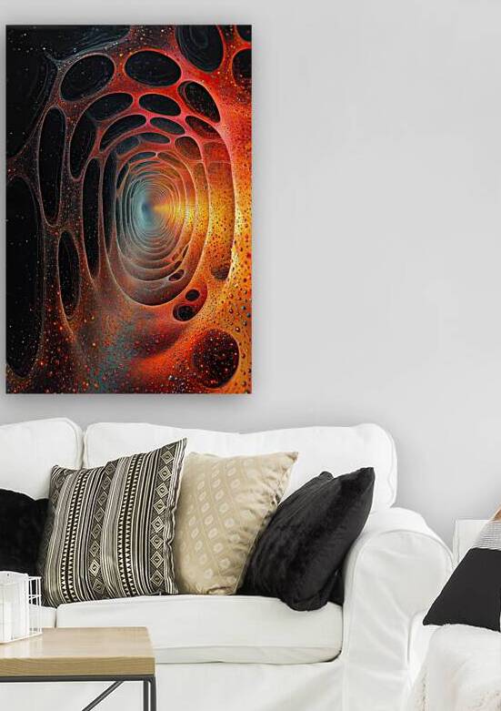 Cosmic Corridor Journey H2N9P2 64 by Abstract Rebellion