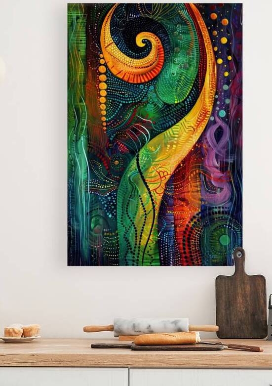 Cosmic Genesis Spiral H92PNZ 57 by Abstract Rebellion