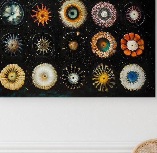 Cosmic Flora Study H2N9P2 55 by Abstract Rebellion