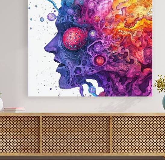 Cosmic Mind Unfurling H92P3Z 60 by Abstract Rebellion
