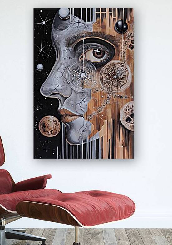 Cosmic Fracture Face H3N9P2 60 by Abstract Rebellion
