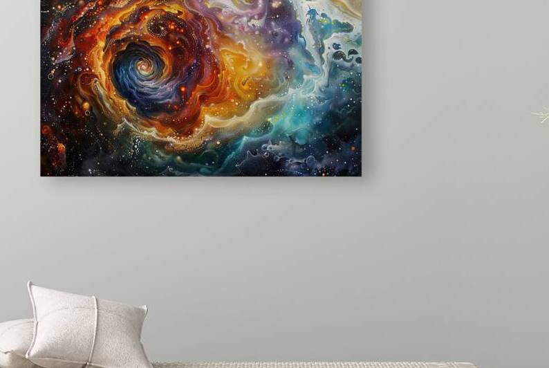 Cosmic Genesis Spiral H92D3N 60 by Abstract Rebellion