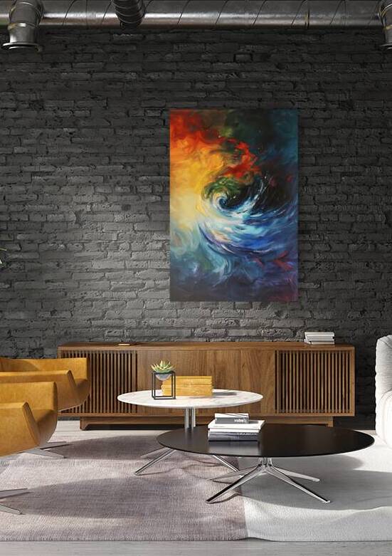 Cosmic Genesis Vortex H2N9P2 60 by Abstract Rebellion
