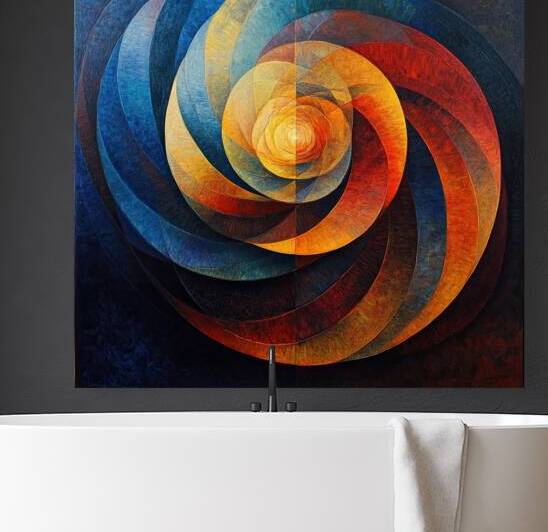 Cosmic Genesis Spiral H9P4N2 55 by Abstract Rebellion