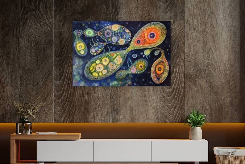 Cosmic Microcosm Dance H2N9P2 60 by Abstract Rebellion